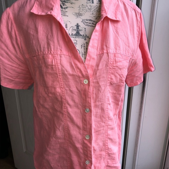 Tommy Bahama pink shirt, size small - Picture 1 of 10